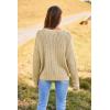 imageGRACE KARIN Womens Sweater 2024 Casual Loose Crew Neck Long Sleeve Crochet Fall Pullover Sweater Top