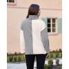 imageGRACE KARIN Womens Sweater Turtleneck Color Block Long Sleeve Knitwear 2024 Fall Casual Oversized Pullover Sweater Jumper Top