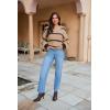 imageWinter Chunky Long Sleeve Pullover Sweaters for Women Slouchy Knit Tops Loose Maternity Sweaters Khaki XL