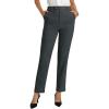 image:imageGRACE KARIN Dress Pants Women High Waisted Wrinkle Free Work Trousers Slacks with Pockets Office Business Casual OutfitsDark Grey