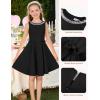 image:imageGRACE KARIN Black Girls Summer Dress Kids Formal Party Dresses Sleeveless Midi Wedding Guest Dress Size 714 YearsBlack