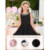 image:imageGRACE KARIN Black Girls Summer Dress Kids Formal Party Dresses Sleeveless Midi Wedding Guest Dress Size 714 YearsBlack