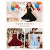 image:imageGRACE KARIN Black Girls Summer Dress Kids Formal Party Dresses Sleeveless Midi Wedding Guest Dress Size 714 YearsDark Red