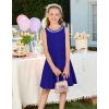 image:imageGRACE KARIN Black Girls Summer Dress Kids Formal Party Dresses Sleeveless Midi Wedding Guest Dress Size 714 YearsKlein Blue