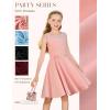 image:imageGRACE KARIN Black Girls Summer Dress Kids Formal Party Dresses Sleeveless Midi Wedding Guest Dress Size 714 YearsPink
