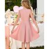 image:imageGRACE KARIN Black Girls Summer Dress Kids Formal Party Dresses Sleeveless Midi Wedding Guest Dress Size 714 YearsPink