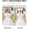 image:imageGRACE KARIN Flower Girl Dress with Big BowKids Lace Tulle Princess GownWedding Formal Birthday Party Pageant 510YSage Green