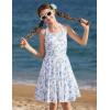 image:imageGRACE KARIN Girls Floral Summer Dress Spring Holiday Beach Party Sundress Halter Neck Tie Backless Dresses 716 YearsBlue