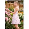 image:imageGRACE KARIN Girls Floral Summer Dress Spring Holiday Beach Party Sundress Halter Neck Tie Backless Dresses 716 YearsPink