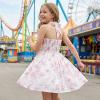 image:imageGRACE KARIN Girls Floral Summer Dress Spring Holiday Beach Party Sundress Halter Neck Tie Backless Dresses 716 YearsPink