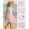 image:imageGRACE KARIN Girls Floral Summer Dress Spring Holiday Beach Party Sundress Halter Neck Tie Backless Dresses 716 YearsPink