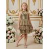 image:imageGRACE KARIN Girls Sequin Party Dress Kids Sparkly Formal Birthday Teen Special Occasion Fancy Pageant Dresses Size 614Gold Black