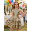 image:imageGRACE KARIN Girls Sequin Party Dress Kids Sparkly Formal Birthday Teen Special Occasion Fancy Pageant Dresses Size 614Gold Black
