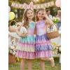 image:imageGRACE KARIN Girls Sequin Party Dress Kids Sparkly Formal Birthday Teen Special Occasion Fancy Pageant Dresses Size 614Magic Purple