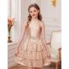 image:imageGRACE KARIN Girls Sequin Party Dress Kids Sparkly Formal Birthday Teen Special Occasion Fancy Pageant Dresses Size 614Rose Gold