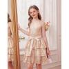 image:imageGRACE KARIN Girls Sequin Party Dress Kids Sparkly Formal Birthday Teen Special Occasion Fancy Pageant Dresses Size 614Rose Gold