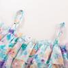 image:imageGRACE KARIN Girls Summer Dress Off Shoulder Ruffle Floral Spaghetti Strap Casual Sundress Tiered Midi DressFlowers and Leaves on White