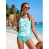 image:imageGRACE KARIN Girls Swimsuits for Teens 816 Two Piece Tankini Bathing Suit Teen Girl Swimming SuitsMint Green
