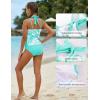 image:imageGRACE KARIN Girls Swimsuits for Teens 816 Two Piece Tankini Bathing Suit Teen Girl Swimming SuitsMint Green