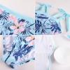 image:imageGRACE KARIN Teen Girls Swimsuits 2 Piece Tankini Set Bathing Suits for Kids 714YBlue