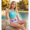 image:imageGRACE KARIN Teen Girls Swimsuits Two Piece Bikini Sets Bathing Suit Girl Swimwear Size 614Light Blue