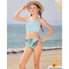 image:imageGRACE KARIN Teen Girls Swimsuits Two Piece Bikini Sets Bathing Suit Girl Swimwear Size 614Light Green
