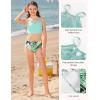 image:imageGRACE KARIN Teen Girls Swimsuits Two Piece Bikini Sets Bathing Suit Girl Swimwear Size 614Light Green