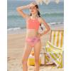 image:imageGRACE KARIN Teen Girls Swimsuits Two Piece Bikini Sets Bathing Suit Girl Swimwear Size 614Orange Pink