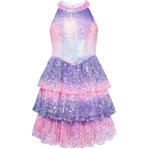 image:imageGRACE KARIN Girls Sequin Party Dress Kids Sparkly Formal Birthday Teen Special Occasion Fancy Pageant Dresses Size 614Magic Purple