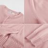 image:imageGRACE KARIN Womens Cropped Cardigan Sweaters Trendy Lightweight Shrugs Button Up Long Sleeve Knit TopsDusty Pink