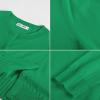 image:imageGRACE KARIN Womens Cropped Cardigan Sweaters Trendy Lightweight Shrugs Button Up Long Sleeve Knit TopsGreen