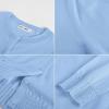image:imageGRACE KARIN Womens Cropped Cardigan Sweaters Trendy Lightweight Shrugs Button Up Long Sleeve Knit TopsSky Blue