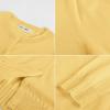 image:imageGRACE KARIN Womens Cropped Cardigan Sweaters Trendy Lightweight Shrugs Button Up Long Sleeve Knit TopsYellow