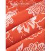 image:imageGRACE KARIN 2026 Womens Hawaiian Midi Sundress Summer Vacation Spaghetti Floral Clothes Boho Casual Dresses with PocketsOrange Floral