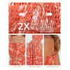 image:imageGRACE KARIN 2026 Womens Hawaiian Midi Sundress Summer Vacation Spaghetti Floral Clothes Boho Casual Dresses with PocketsOrange Floral