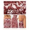 image:imageGRACE KARIN 2026 Womens Hawaiian Midi Sundress Summer Vacation Spaghetti Floral Clothes Boho Casual Dresses with PocketsRed Floral