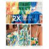 image:imageGRACE KARIN 2026 Womens Hawaiian Midi Sundress Summer Vacation Spaghetti Floral Clothes Boho Casual Dresses with PocketsYellow Green Blue Floral