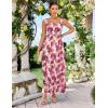 image:imageGRACE KARIN 2026 Womens Summer Floral Wedding Guest DressBeach Flowy A Line Maxi Off Shoulder Bridesmaid DressesApricot Purple