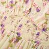 image:imageGRACE KARIN 2026 Womens Summer Floral Wedding Guest DressBeach Flowy A Line Maxi Off Shoulder Bridesmaid DressesBeige Purple