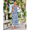 image:imageGRACE KARIN 2026 Womens Summer Floral Wedding Guest DressBeach Flowy A Line Maxi Off Shoulder Bridesmaid DressesBlack Purple
