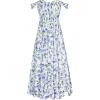 image:imageGRACE KARIN 2026 Womens Summer Floral Wedding Guest DressBeach Flowy A Line Maxi Off Shoulder Bridesmaid DressesBlue Hydrangea