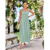 image:imageGRACE KARIN 2026 Womens Summer Floral Wedding Guest DressBeach Flowy A Line Maxi Off Shoulder Bridesmaid DressesLight Green