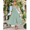 image:imageGRACE KARIN 2026 Womens Summer Floral Wedding Guest DressBeach Flowy A Line Maxi Off Shoulder Bridesmaid DressesLight Green