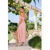 image:imageGRACE KARIN 2026 Womens Summer Floral Wedding Guest DressBeach Flowy A Line Maxi Off Shoulder Bridesmaid DressesLight Pink
