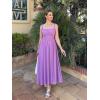 image:imageGRACE KARIN 2026 Womens Summer Floral Wedding Guest DressBeach Flowy A Line Maxi Off Shoulder Bridesmaid DressesLilac
