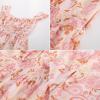image:imageGRACE KARIN 2026 Womens Summer Floral Wedding Guest DressBeach Flowy A Line Maxi Off Shoulder Bridesmaid DressesPink Floral
