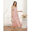 image:imageGRACE KARIN 2026 Womens Summer Floral Wedding Guest DressBeach Flowy A Line Maxi Off Shoulder Bridesmaid DressesPink Floral