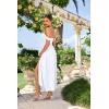 image:imageGRACE KARIN 2026 Womens Summer Floral Wedding Guest DressBeach Flowy A Line Maxi Off Shoulder Bridesmaid DressesWhite