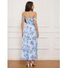 image:imageGRACE KARIN 2026 Womens Summer Floral Wedding Guest DressBeach Flowy A Line Maxi Off Shoulder Bridesmaid DressesWhiteblue Floral