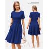 image:imageGRACE KARIN Church Dresses for Women 2026 Short Sleeve A Line Work Dresses Fit and Flare Dress with PocketsRoyal Blue